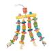 Colorful Bird Toys For Parrot Chewing Toys African Grey Parrot Birds Toys Food Rope Big compatible with Macaws Pluck No More for Parrots Parrot Treats for Large Birds Parrot Sugar
