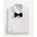Brooks Brothers Men's X Thomas Mason Cotton-Linen English Collar, Pleat Front Tuxedo Shirt | White | Size 15 32