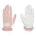 Chicmine 1 Pair Golf Gloves Plush Non-pilling Non-slip Comfortable Warm Hand Guards Polyester Thickened Ladies Sports Golf Gloves for Outdoor