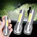 Flashlights ZKCCNUK 2 Pack Aluminium Alloy LED Flashlight Super Bright Flashlight Zoomable Rechargeable Flashlight Powerful Handheld Flashlight Rechargeable on Clearance