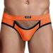 Mens Underwear Briefs Men s Jock Strap Athletic Supporter For Men Sexy Jockstrap Male Underwear Boxer Briefs for Men Pack Orange