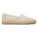 TOMS Women's Alpargata Rope 2.0 Natural Recycled Cotton Espadrille Shoes Natural/White, Size 5.5