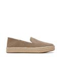 TOMS Women's Carolina Taupe Suede Espadrille Slip-On Shoes Brown/Natural, Size 7