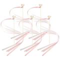 Fairy sticks 5 pcs Wedding Wands Ribbon Fairy Sticks Heart Fairy Wands Wedding Fairy Sticks for Decor