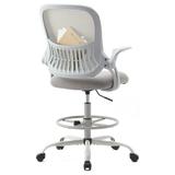 Drafting Chair Tall Office Chair Standing Desk Chair with Thicker Seat Tall Desk Chair Ergonomic High Office Chair with -up Armrests Counter Height Office Chairs for Bar Height Desk