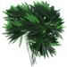 Fake Bamboo Leaves 50Pcs Artificial Green Bamboo Leaves Fake Green Plants Greenery Leaves For Home Hotel Office Decoration