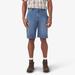 Dickies Men's Denim Utility Shorts, 11" - Light Wash Size 42 (DX601)