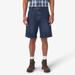 Dickies Men's Denim Utility Shorts, 11" - Medium Wash Size 36 (DX601)