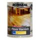 Ronseal - Diamond Hard Floor Varnish Satin Clear 5L