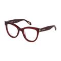 Just Cavalli VJC004V 09WE Women's Eyeglasses Red Size 51 (Frame Only) - Blue Light Block Available
