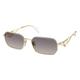 Prada PR A51S ZVN30C Women's Sunglasses Gold Size 58