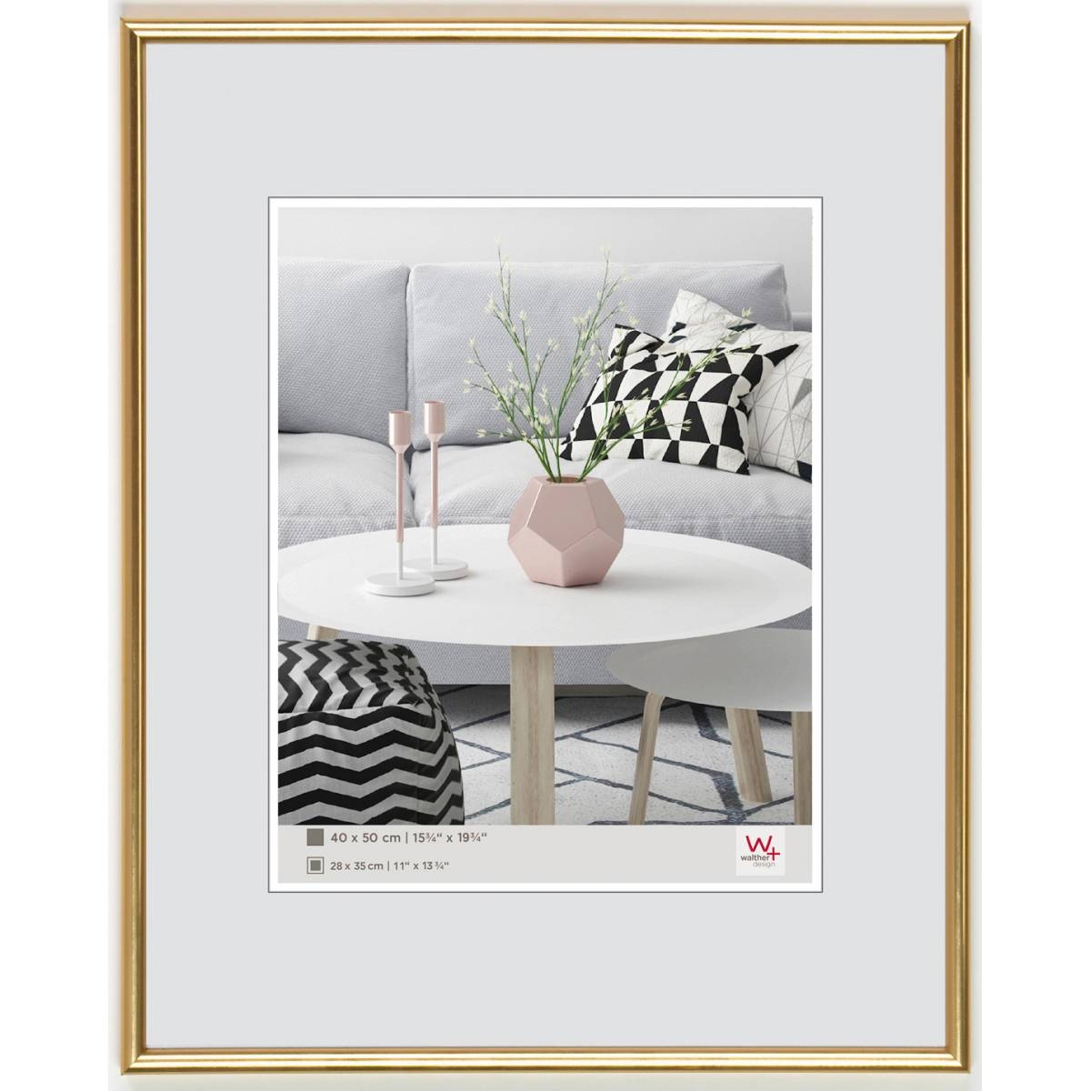 walther + design KG080H,Galeria Kst.Rahmen 060X080 GOLD Image