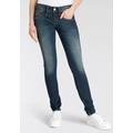 Slim-fit-Jeans HERRLICHER "Gila Slim Organic Denim" Gr. 25, Länge 32, weiß (clean) Damen Jeans Röhrenjeans