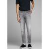 Slim-fit-Jeans JACK & JONES "JJIGLENN JJICON JJ 619 50SPS NOOS", Herren, Gr. 27, Länge 30, grau (grau, denim), Denim/Jeans, Obermaterial: 93% Baumwolle, 5% Polyester, 2% Elasthan, Abriebeffekte, modisch, slim fit knöchellang, Jeans