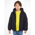 Steppjacke TOMMY HILFIGER "QUILTED JACKET" Gr. 12 (152), blau (desert sky) Jungen Jacken Steppjacken