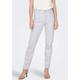 Ankle-Jeans ONLY "ONLEMILY STRETCH HW ST AK DNM CRO790NOOS" Gr. 27, Länge 34, weiß (white) Damen Jeans Ankle 7/8