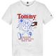 T-Shirt TOMMY HILFIGER "FUN TEE S/S" Gr. 3 (98), weiß (white) Jungen Shirts T-Shirts