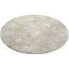 Hochflor-Teppich ESPRIT "Relaxx ESP-4150", beige (beige, creme), H:25mm Ø:200cm, Kunstfaser, Teppiche, Wohnzimmer, sehr große Farbauswahl, weicher dichter Hochflor