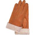 Lederhandschuhe KESSLER Gr. 7, braun (honey) Damen Handschuhe Fingerhandschuhe