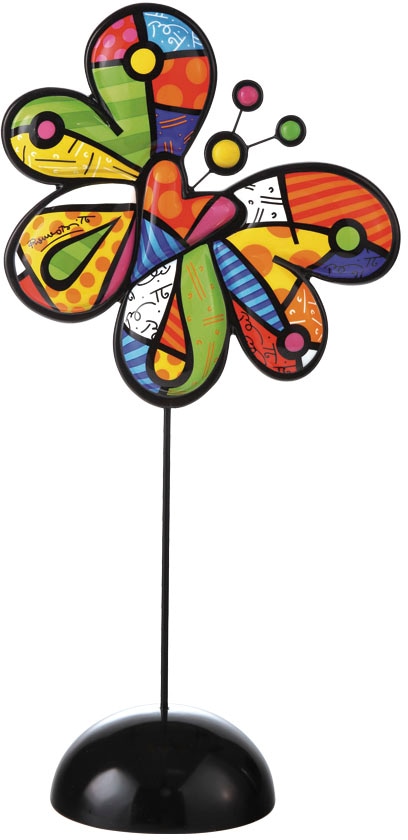 Dekofigur GOEBEL "Romero BRITTO - New Life", bunt, B:10cm H:35,5cm T:16,5cm, Porzellan, Dekofiguren, Sammelfigur, Tierfigur Image