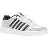 Sneaker K-SWISS "Court Palisades", Gr. 41, schwarz (weiß, grau, schwarz), Leder, Leder, sportlich, Schuhe