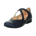 Ballerina THINK "GUAD2" Gr. 42, blau (navy) Damen Schuhe Business-Halbschuhe