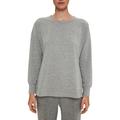 Sweatshirt ESPRIT SPORTS Gr. XXL (44), grau Damen Sweatshirts mit Rippblende am Ausschnitt