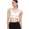 Sport-BH TRIACTION BY TRIUMPH "Triaction Gravity Lite P EX", Damen, Gr. 90, Cup B, weiß, Single Jersey, Obermaterial: 47% Polyester, 33% Polyamid, 20% Elasthan, unifarben, kontrastfarbene Details, leicht glänzend, sportlich, körpernah, BHs,...