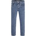 Regular-fit-Jeans CALVIN KLEIN JEANS "DAD ESSENTIAL BLUE" Gr. 8 (128), N-Gr, blau (essential blue) Jungen Jeans