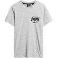 T-Shirt SUPERDRY "CNY GRAPHIC TEE" Gr. M, grau (athletic grey) Herren Shirts T-Shirts