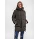 Steppjacke VERO MODA "VMOSLO 3/4 DOWN JACKET" Gr. XXL, braun (peat) Damen Jacken Steppjacken