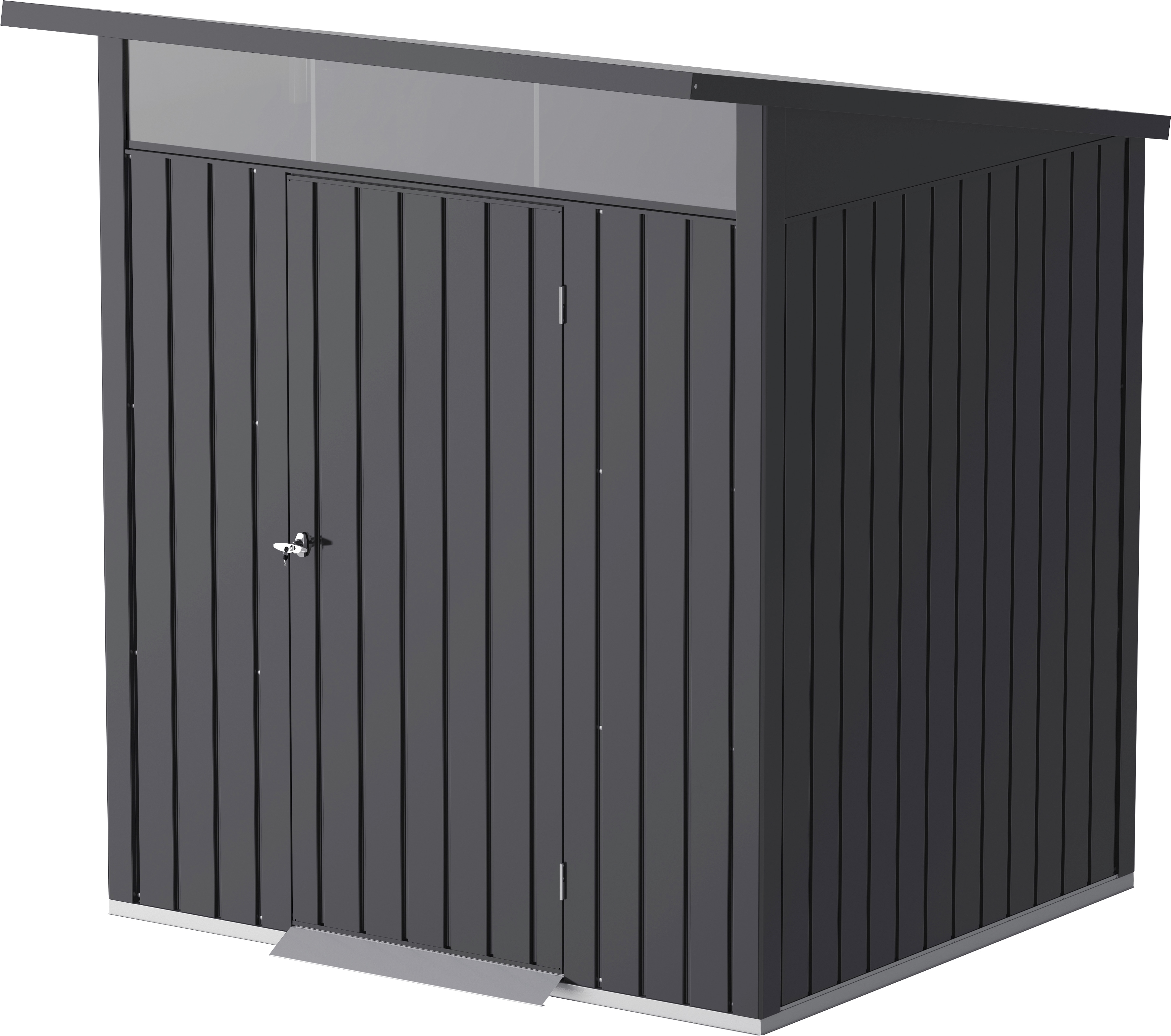 Gerätehaus DURAMAX, grau (anthrazit), Stahlblech, Gerätehäuser, Metall