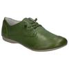Slipper JOSEF SEIBEL "Fiona 01", Damen, Gr. 43, grün, Leder, klassisch, Schuhe, Komfortschuh, Schlupfschuh mit elastischer Zierschnürung