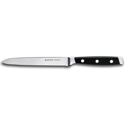 Tomatenmesser FELIX SOLINGEN "First Class", silber (silberfarben), Gesamtlänge 24cm Klingenlänge 13cm, X50 CrMoV15 Klingenstahl, Kochmesser, geschmiedete, gehärtete Klinge Image