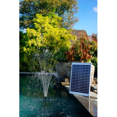 Solarpumpe UBBINK "SolarMax 1000", silber (schwarz, silberfarben), B:3,5cm H:51,7cm L:35cm, Pumpen, 1350 l/h