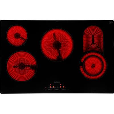 SIEMENS Elektro-Kochfeld "ET801FCP1D", schwarz, B:79,2cm H:5,1cm T:51,2cm, Kochfelder Image