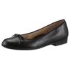 Ballerina ARA "SARDINIA", Damen, Gr. 3 (35,5), schwarz, Glattleder, elegant, Schuhe, Loafer, Festtagsschuh, Business Schuh mit Schleife