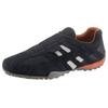Slip-On Sneaker GEOX "UOMO SNAKE", Herren, Gr. 47, blau (dunkel, blau), Veloursleder, Textil, sportlich, Schuhe, Freizeitschuh, Slipper mit Geox Spezial Membran