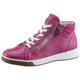 Schnürboots ARA "ROM" Gr. 8 (42), pink Damen Schuhe Reißverschlussstiefeletten Keilabsatz, High Top-Sneaker, Freizeitschuh mit Reißverschluss