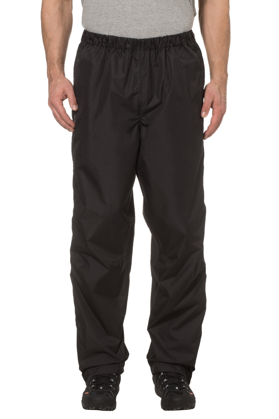 Fahrradhose VAUDE "Fluid Full-zip Pants II", Gr. 3XL, N-Gr, schwarz, Obermaterial: 100% Polyester. Meshfutter: 100% Polyester, unifarben, Sportlich, Hosen Image