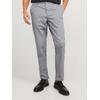 Chinos JACK & JONES "JPSTMARCO mit Stretchkomfort und schmalem Bein", Herren, Gr. 32, Länge 32, grau (ultimate grau), Web, Obermaterial: 98% Baumwolle, 2% Elasthan, unifarben, modisch, slim fit normal, Hosen, mit Reißverschluss