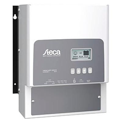 Solarladeregler STECA "Solar Steca Tarom MPPT 6000-M", schwarz-weiß (schwarz, weiß), B:29,4cm H:33,5cm T:13cm, Metall, Spannungsregler, Leistung maximal in Watt: 900 / 1800 / 3600