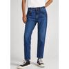 Boyfriend-Jeans PEPE JEANS "VIOLET", Damen, Gr. 27, L-Gr, blau (medium schwarz long), Denim/Jeans, Obermaterial: 99% Baumwolle, 1% Elasthan, casual, relaxed fit, Jeans, im lässigen Boyfriend-Style