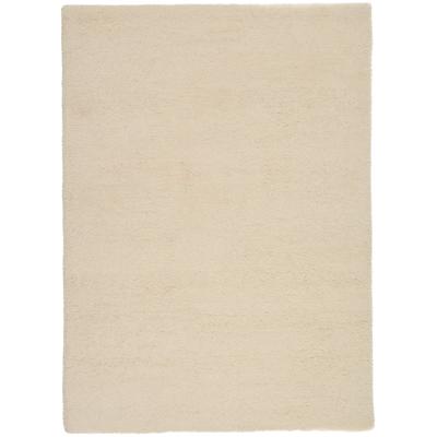 Wollteppich THEKO "Hadj Uni" Gr. 31, beige (natur), B:90cm H:25mm L:160cm, Wolle, Teppiche, echter Berber Teppich, reine Wolle, handgeknüpft Image