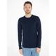 Rundhalspullover CALVIN KLEIN "SUPERIOR WOOL CREW NECK SWEATER" Gr. XXXL, blau (navy) Herren Pullover Rundhalspullover