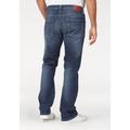 Straight-Jeans PEPE JEANS "KINGSTON ZIP" Gr. 33, Länge 34, blau (dark, used) Herren Jeans Straight Fit