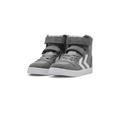 Sneaker HUMMEL "SLIMMER STADIL LEATHER HIGH JR" Gr. 37, grau Schuhe Sneaker