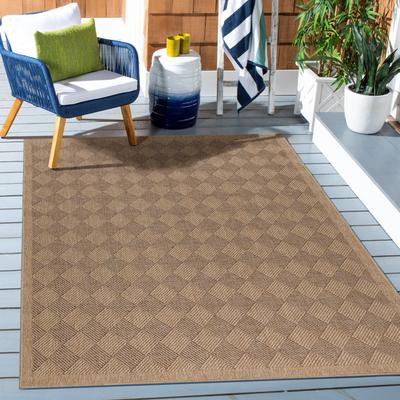 Outdoorteppich AYYILDIZ TEPPICHE "DHAKA 8713", schwarz, B:280cm H:5mm L:370cm, Polypropylen, Teppiche, Läufer / Pflegeleicht / Strapazierfähig / In- und Outdoor geeignet Image