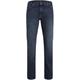 Regular-fit-Jeans JACK & JONES "CLARK EVAN" Gr. 30, Länge 34, blau (blue denim) Herren Jeans Regular Fit