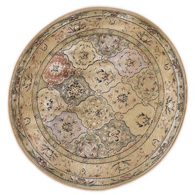 Teppich THEKO "Gabiro 208", beige, H:10mm Ø:200cm, Kunstfaser, Teppiche, Orient-Optik, ideal im Wohnzimmer & Schlafzimmer Image